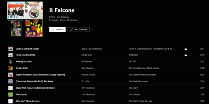 Il Falcone playlist